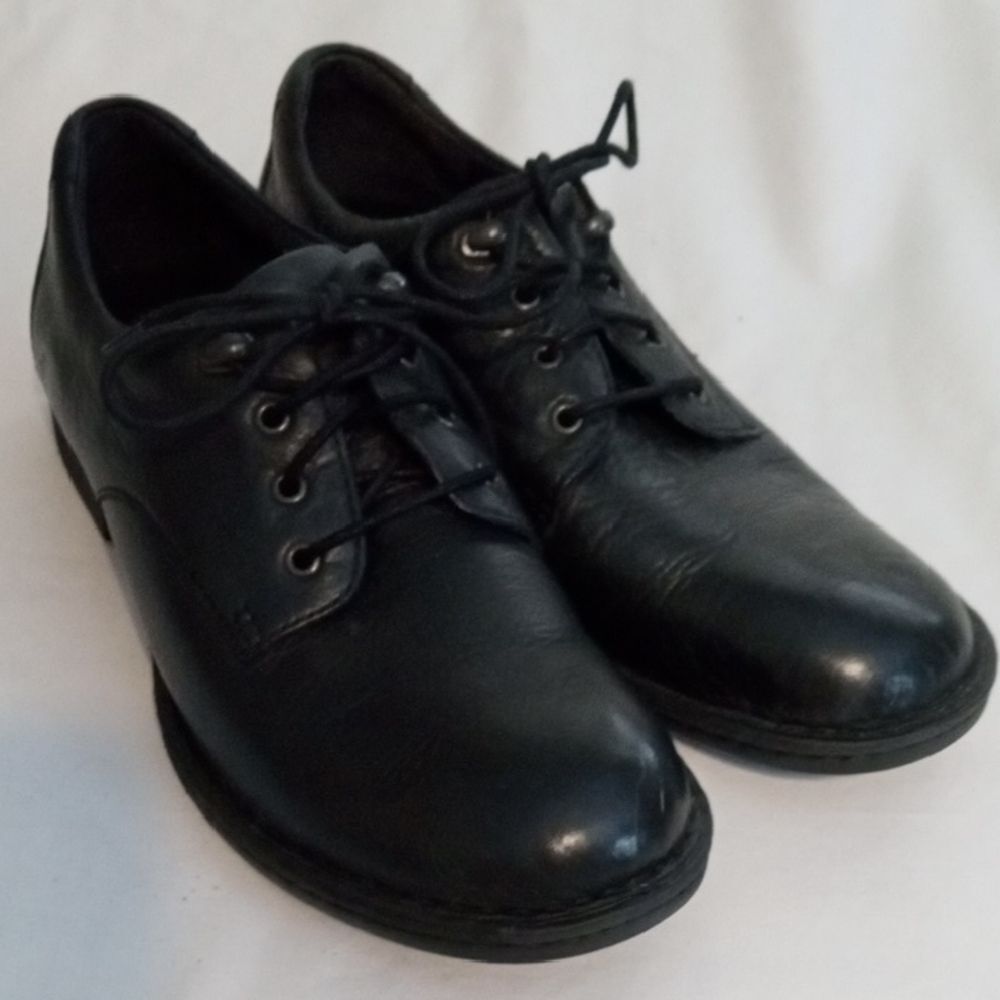 Born Black Leather Men's/Women's Oxfords